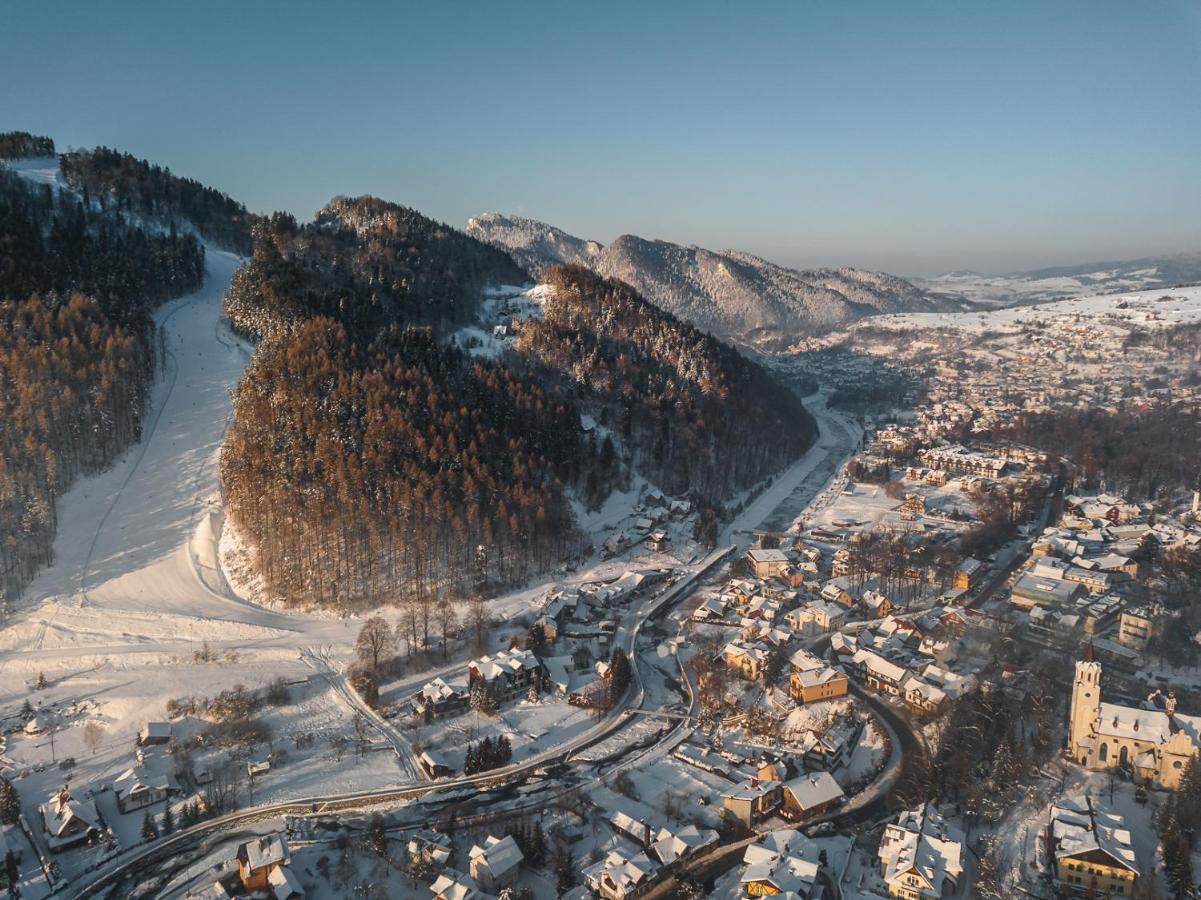 Szczawnica Park Resort & Spa Eksteriør bilde Aerial view of the town